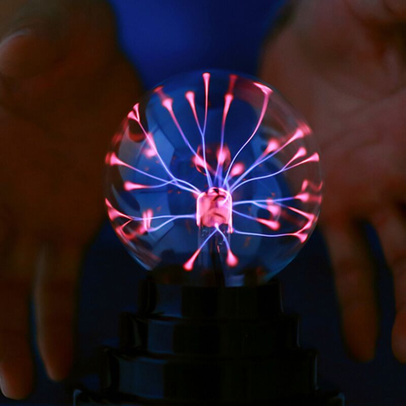 PlasmaGlow – Statisk Ion Glasbold LED USB Natlampe