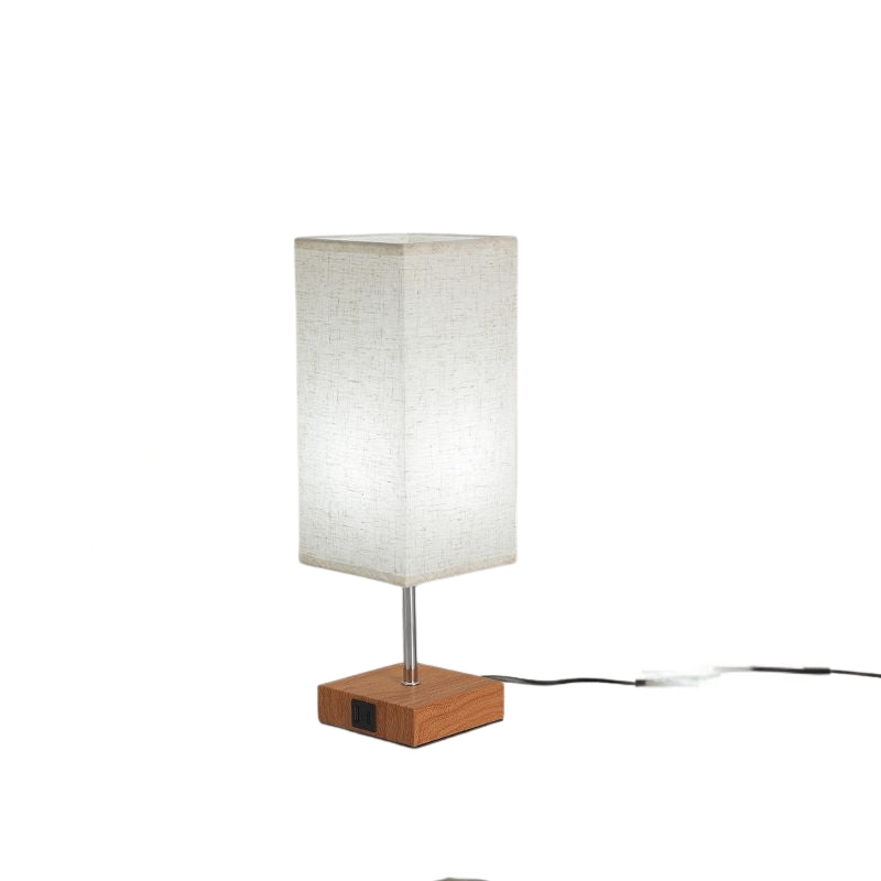 ShinePort - Bordlampe til soveværelse med bærbart stikdesign