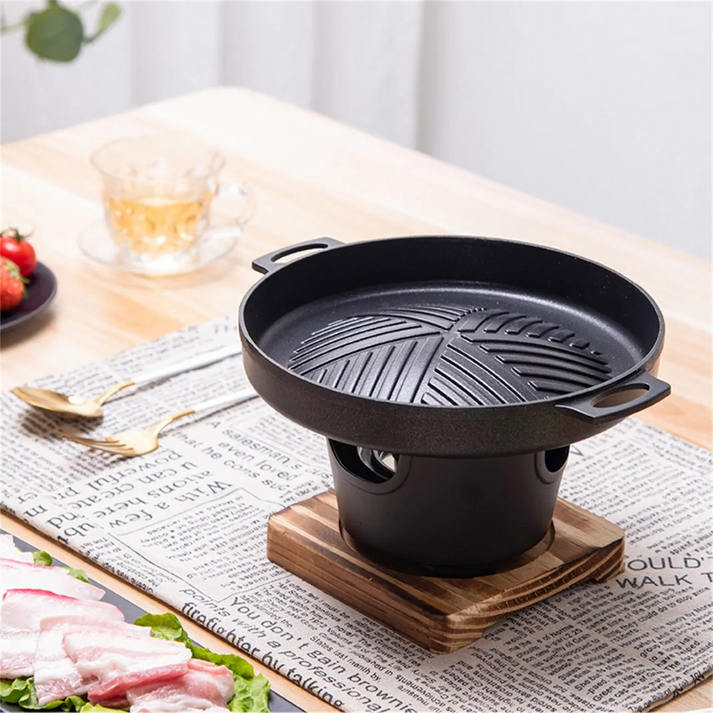 GrillMaster – Mini bærbar BBQ-pande med kompakt design til at grille overalt