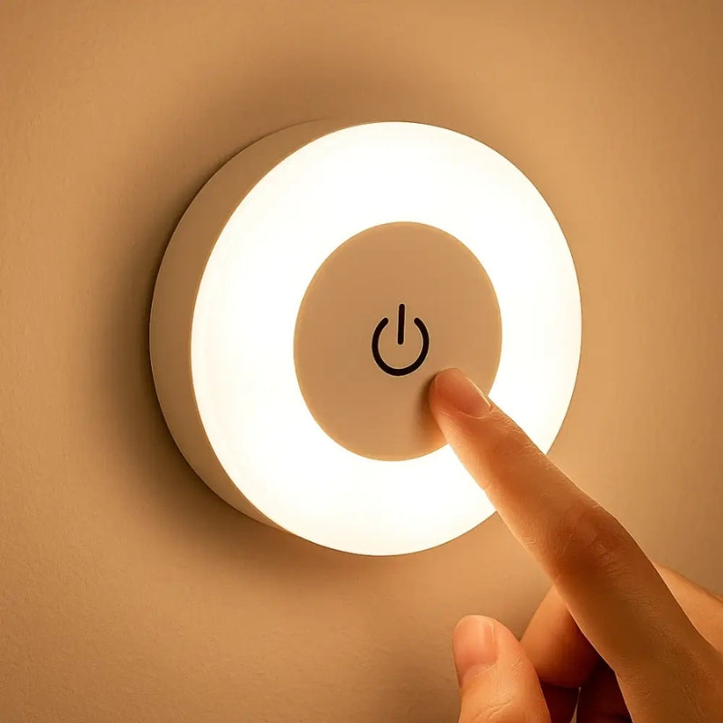 LumaBright – Moderne Trådløs Væglampe med Touchkontrol