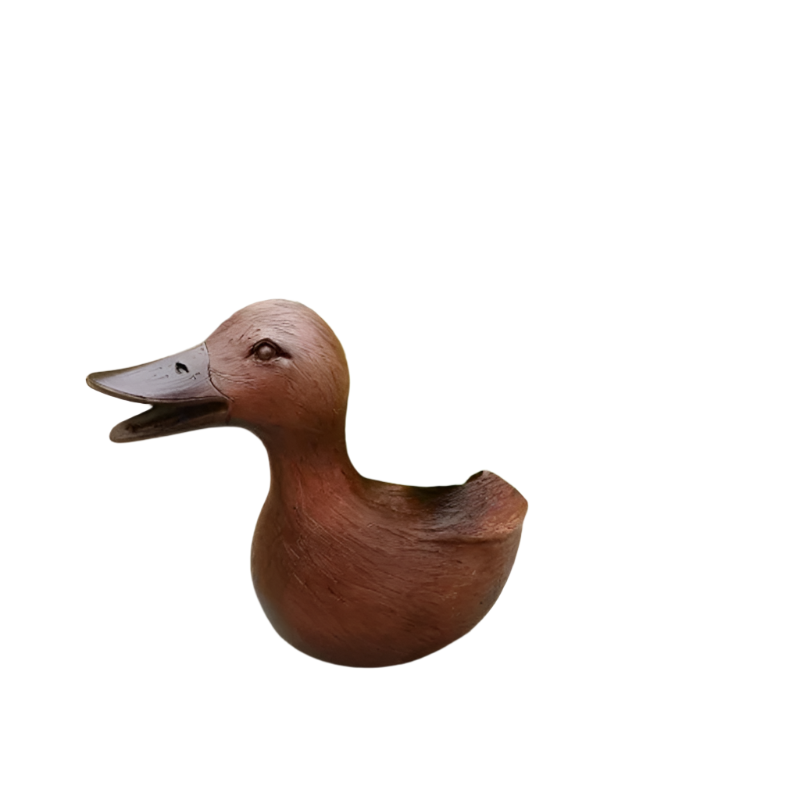 DuckCharm – Keramisk And Blomsterpotte med Dekorativt Design