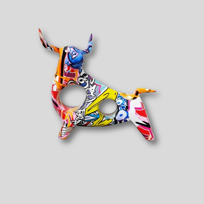 CharmGraze – Finurlig mini ko skulptur til kunstnerisk skrivebords og boligindretning