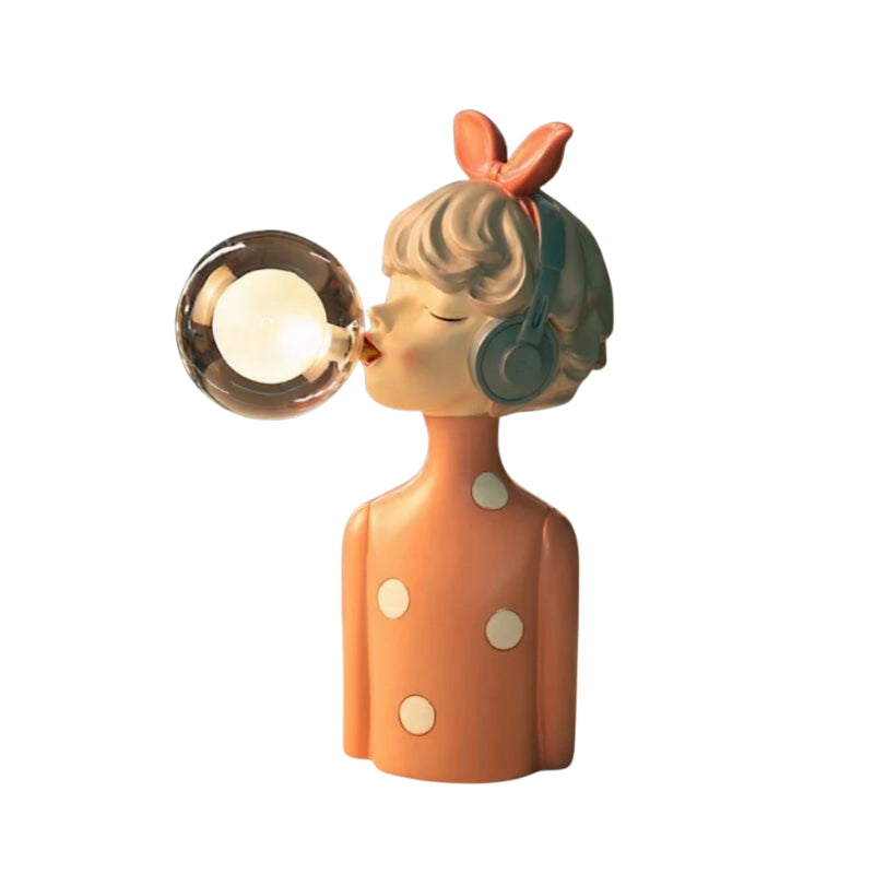 ArtisanGlow – Håndlavet bordlampe med figurdesign