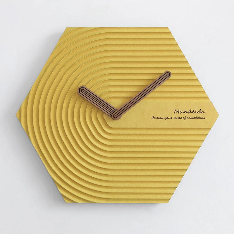 TimeSculpt – Moderne minimalistisk vægur til stuen og stilfuld boligindretning
