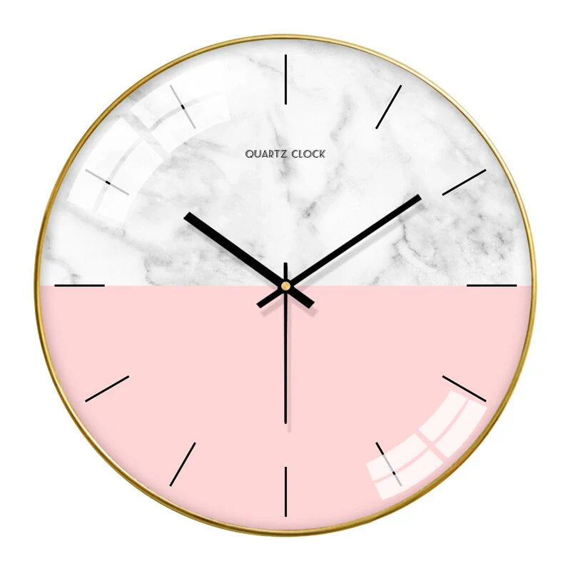 NordicTime – Minimalistisk skandinavisk vægur med lydløs mekanik til moderne hjem