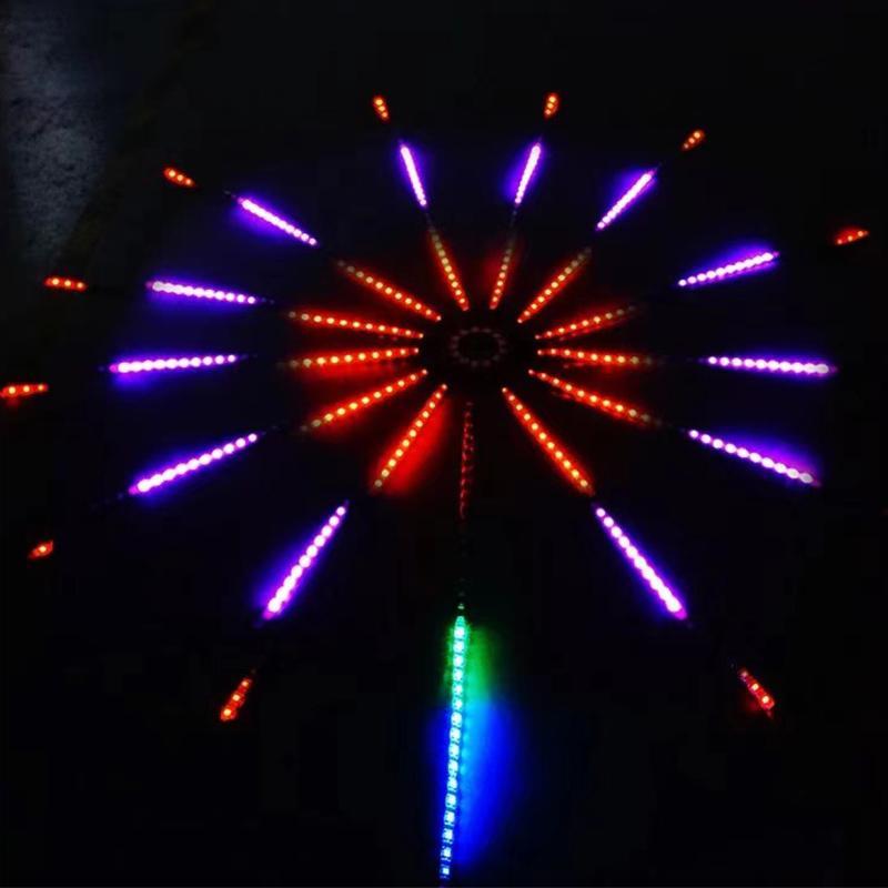 LumiBlaze - Smarte LED vægdekorationslampe med fjernbetjening og DIY-tilstande