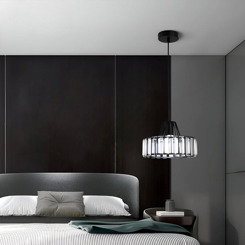 CageLuxe – LED Loftlampe med Rundt Burdesign til Indendørs Brug
