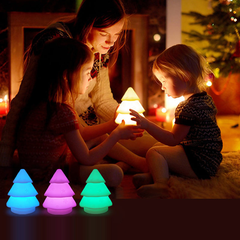 TreeGlow – Silica juletræs-LED natbordslampe