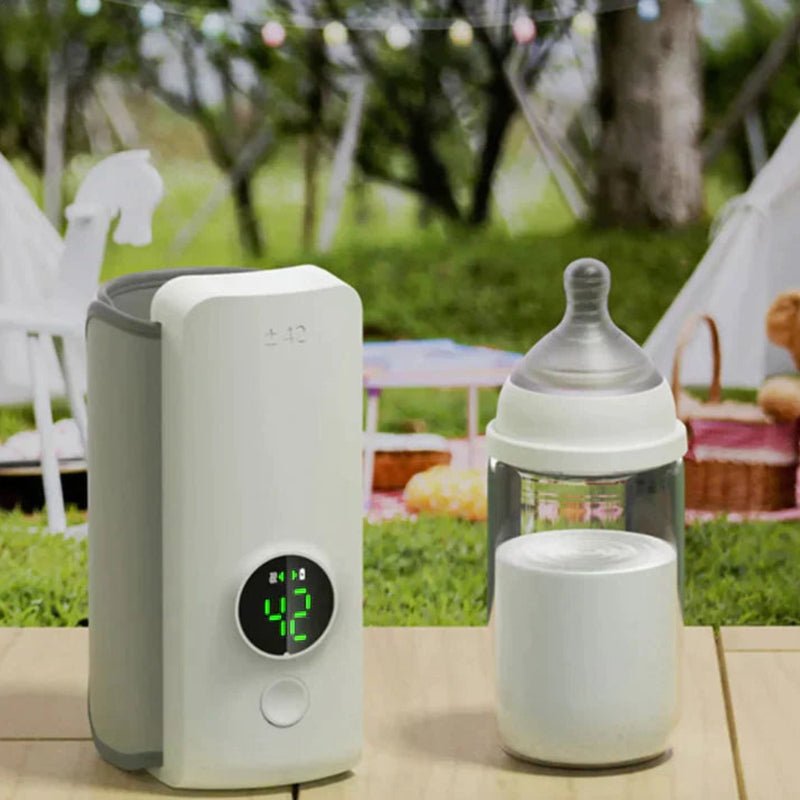 TinyHeat – Genopladelig Flaskevarmer til Baby
