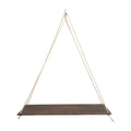 SwingShelf – Hængende Træhylde med Minimalistisk Rebdesign