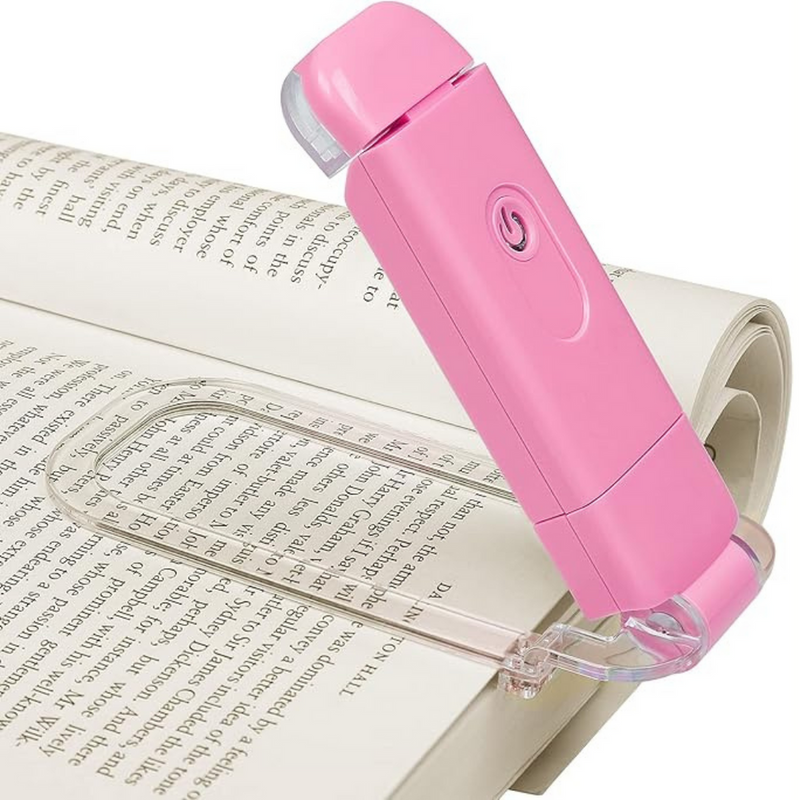 ReadingLight – USB genopladeligt Klip-på læselys med justerbar lysstyrke