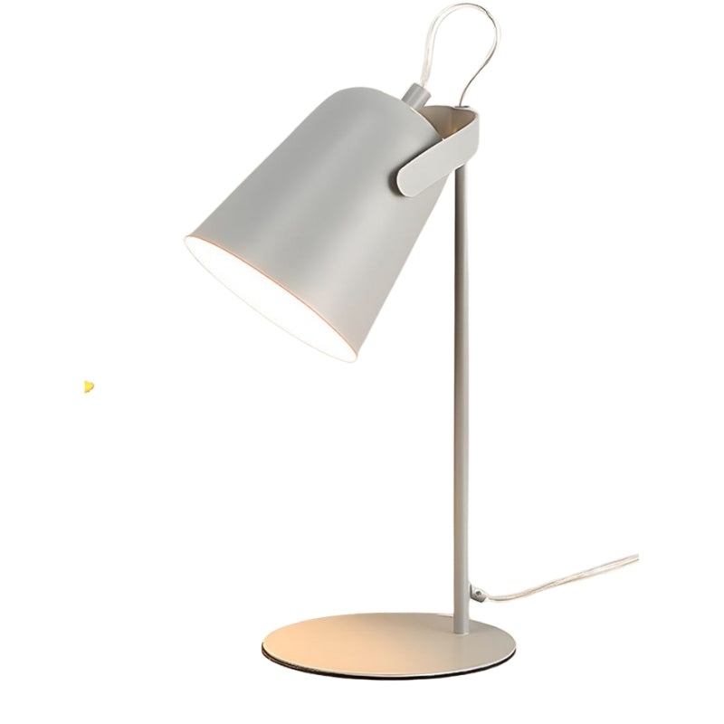 GlowBell – Bordlampe med Klokkeformet Skærm og Tænd Sluk Vippekontakt