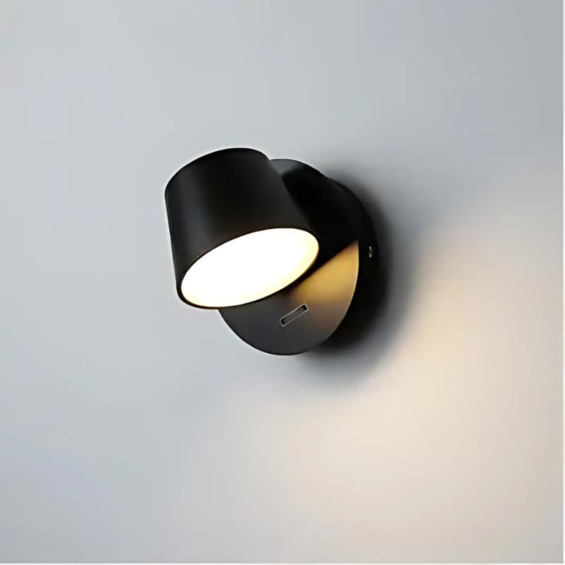 LumoGlow – Moderne LED-væglampe med kontakt til soveværelse og stue