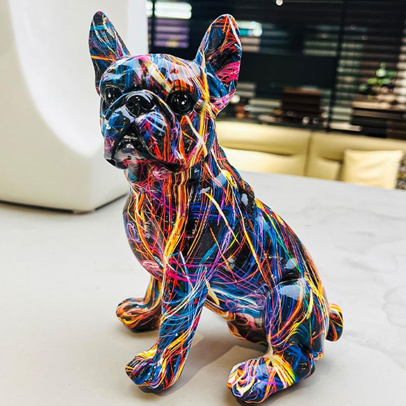 UrbanPaw – Bulldog figur med graffitimønster