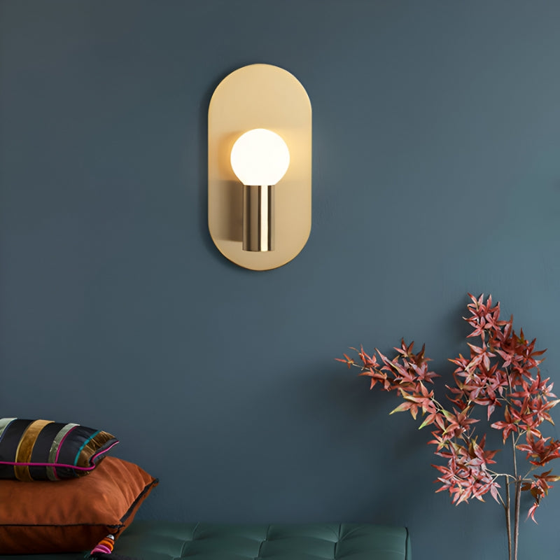 GlowPlate – LED Væglampe med Bold-Inspireret Design og Pladebase