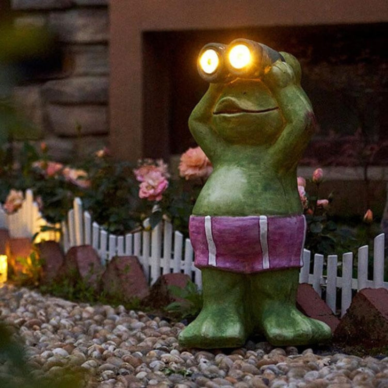 FroggyGlow – Udendørs Vandtæt Dekorativ Frø-Natlampe