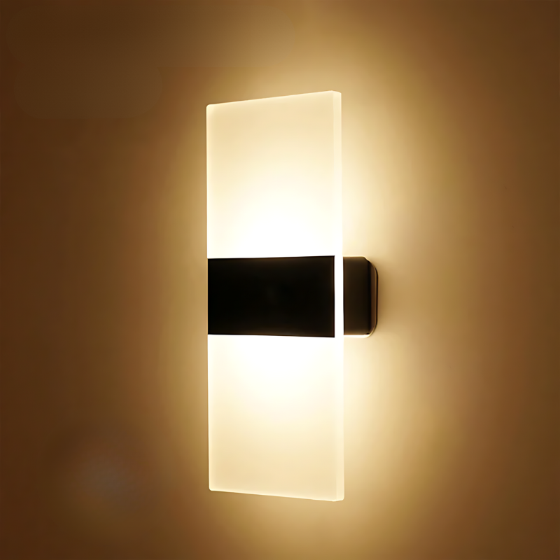 GlowNest – Vægmonteret LED-lampe med berøringssensor og USB-opladning