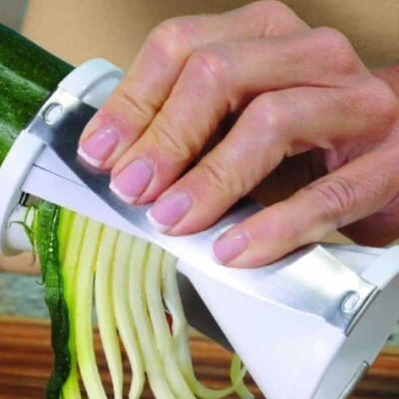 TwistMate – Spiral Grøntsagsskærer med Tykt Blad og Ergonomisk Greb
