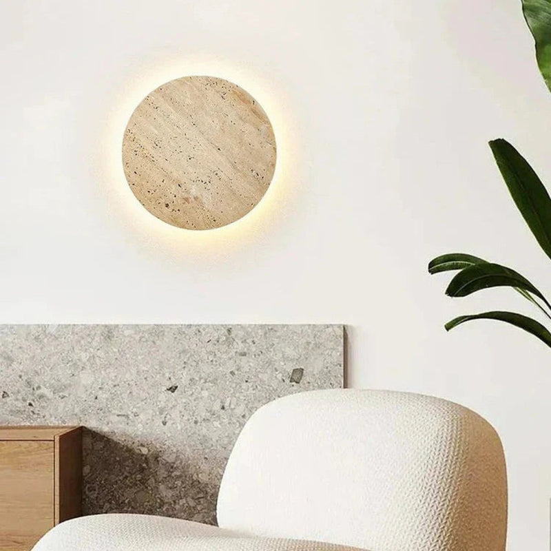StoneGlow – Elegant væglampe med blødt LED-lys for en sofistikeret atmosfære