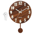 ClassicClock – Elegant bordur i træ med blødt natlys og moderne udtryk