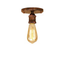LumoVita – Retro oval halvskylning Loftslampe til Indendørs Brug