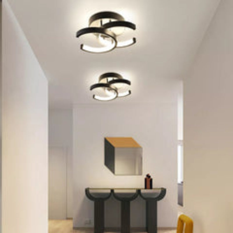 PureLumen – LED Loftlampe med Dæmpbar Lysstyrke og Dobbelt C Design
