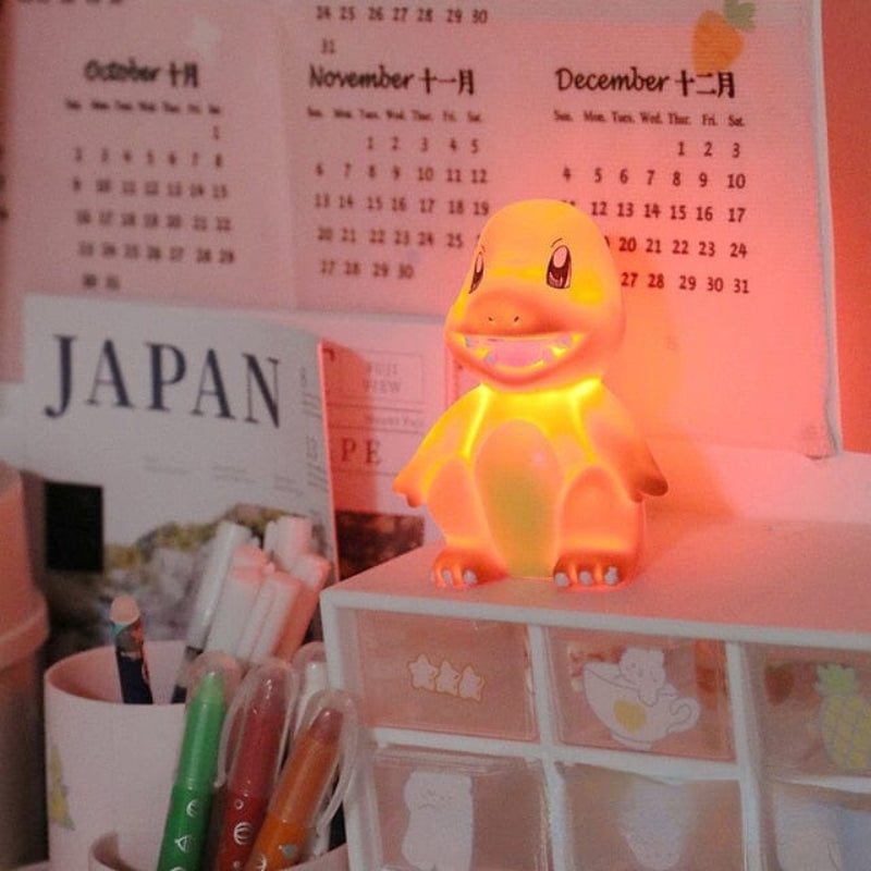GlowCritter - Pikachu-inspireret LED-natlampe med blød glød til børneværelser