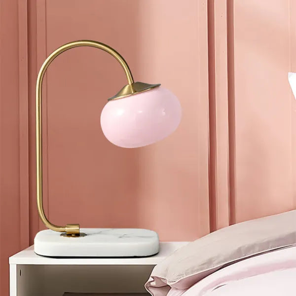 MallowGlow - Moderne bordlampe i skumfidusform til hyggelig belysning