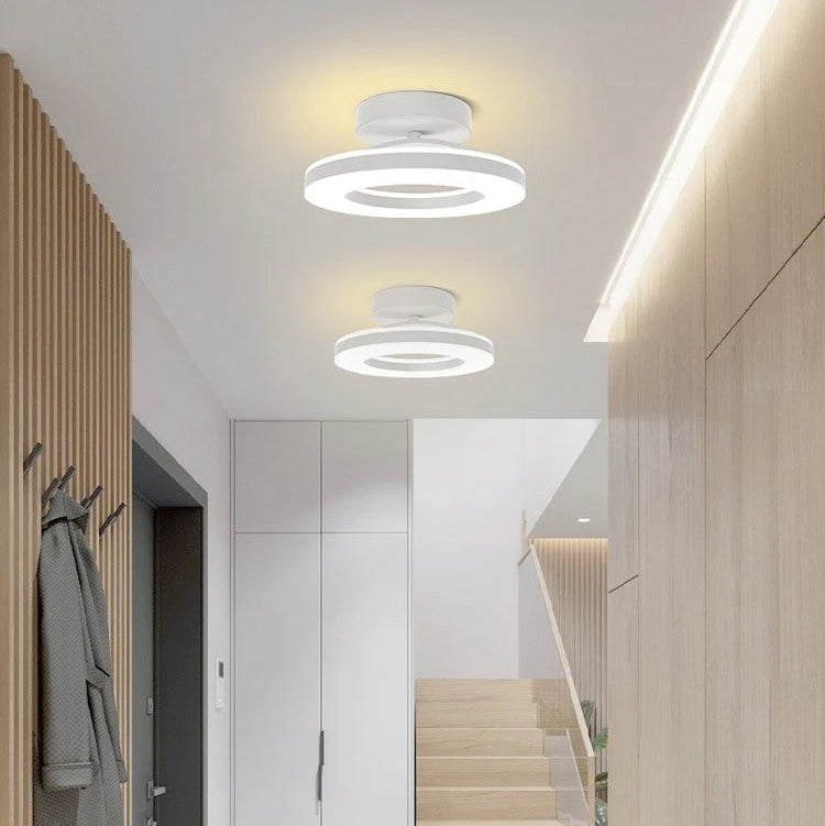 LumoRound - Elegant rund loftslampe med slankt design til sofistikeret belysning