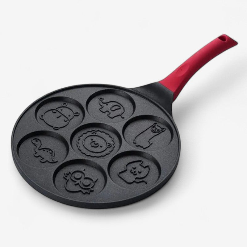 PanPals – 7-kops non stick stegepande med dyreprint