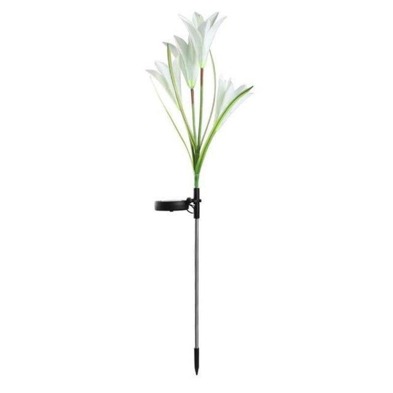 BloomGlow - Solar LED-havebelysning med blomsterdesign til dekorativ udendørs belysning