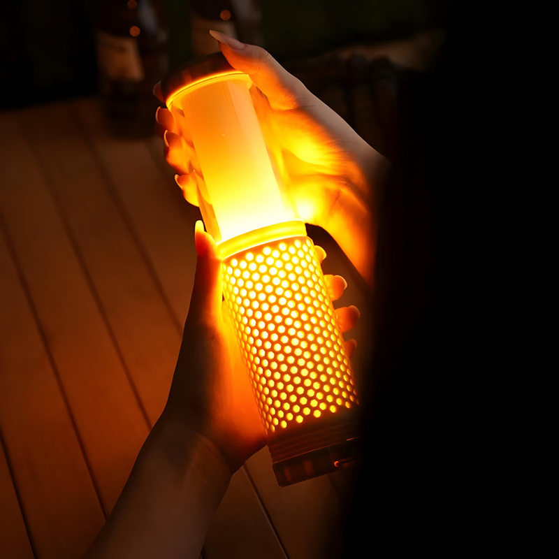 StarBeam – Foldbar LED lanterne med ophængskrog og USB-opladning