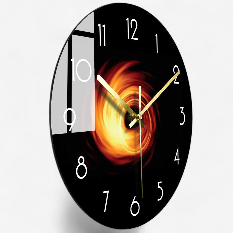 TimeGlow – Glasvægur med rund form