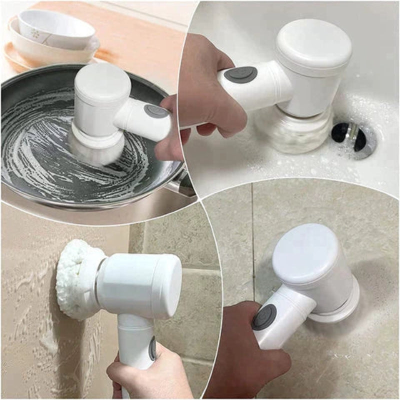 SpinClean – Automatisk centrifugeringsscrubber med roterende hoved til ubesværet og dybdegående rengøring
