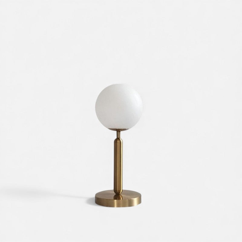 GlowOrb – Dekorativ LED Bordlampe med Rund Hoved
