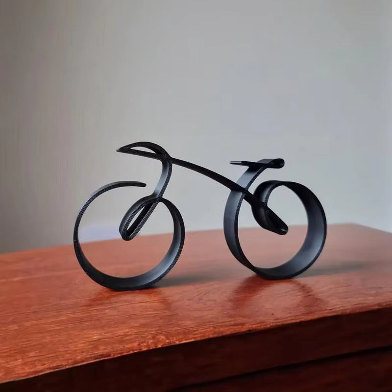 CycleArt – Minimalistisk cykelskulptur til moderne dekorative accenter