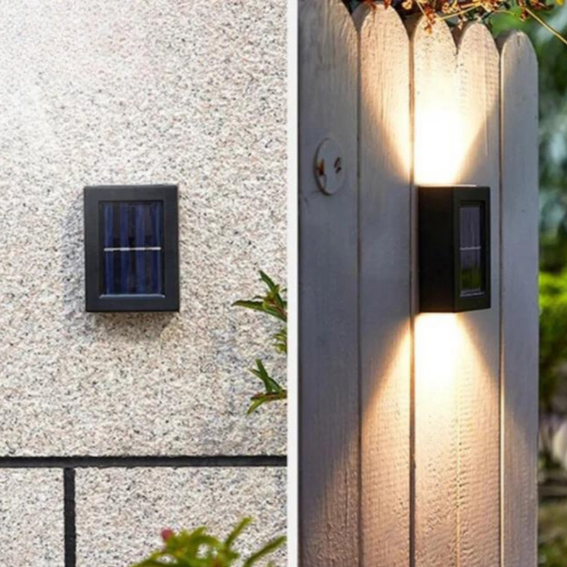 GlowScape - Elegante udendørs solcellelamper med automatisk aktivering | 2+2 Gratis