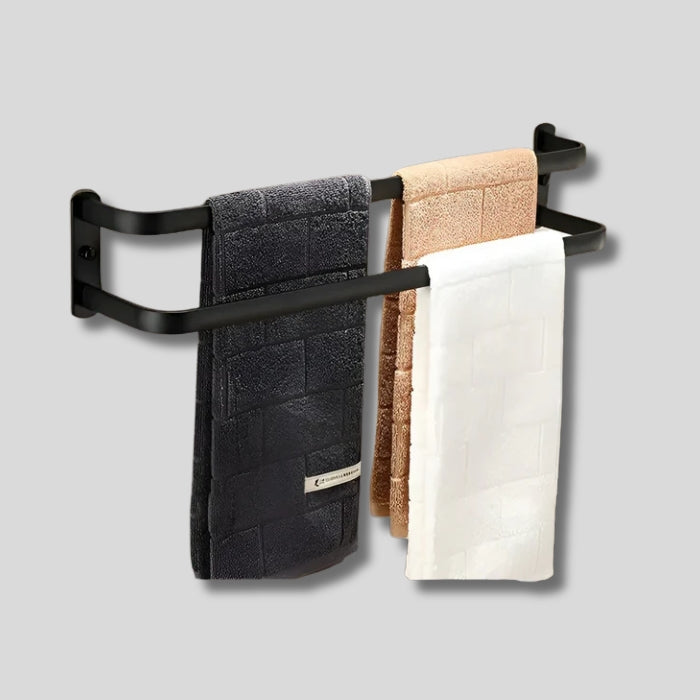 TowelNest – Pladsbesparende vægmonteret stativ med stænger i flere niveauer og nem installation