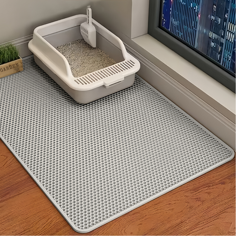 CleanGuard – Dobbeltlags kattebakke måtte, der holder gulvet rent og tørt