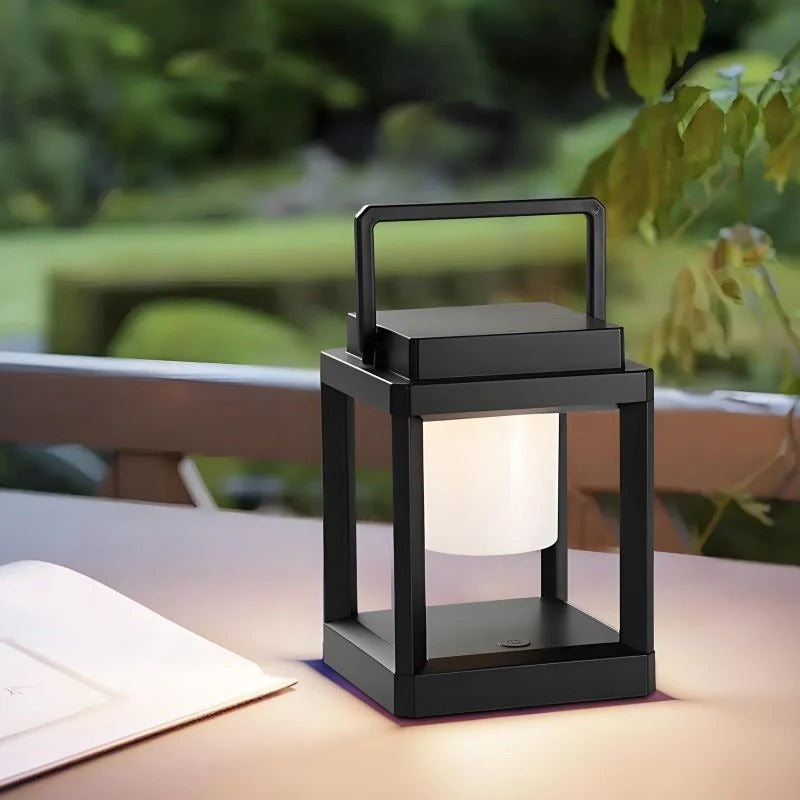 SolarGlow – Bærbar Udendørs LED Bordlampe med Touchkontrol