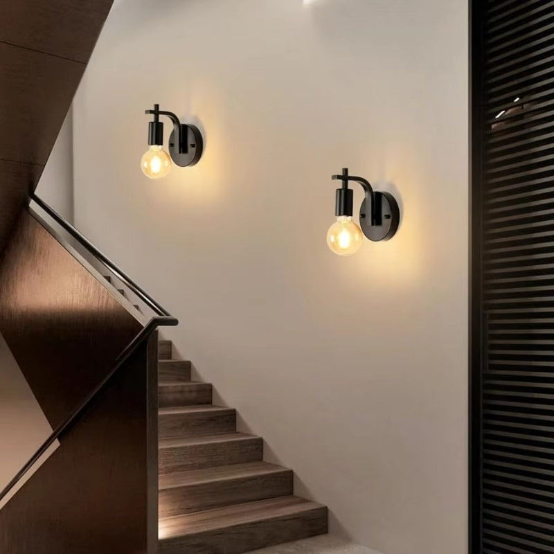 NordiLux – Moderne industriel væglampe med minimalistisk design