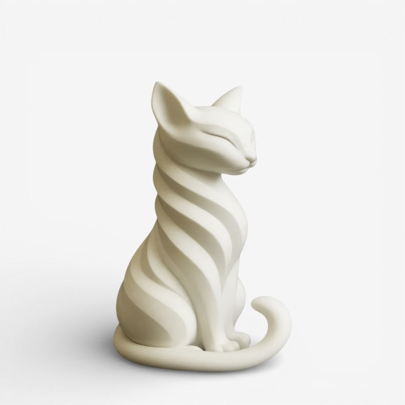 CatAura – Dekorativ Statue med Katte inspireret Design