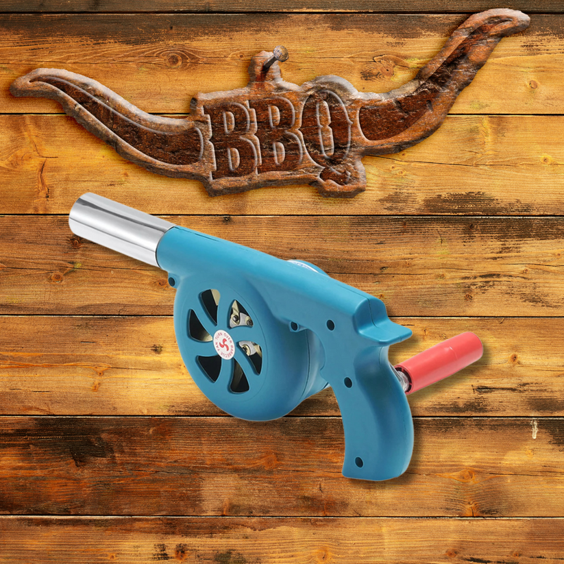 GrillKraft – Håndbetjent BBQ-blæser til hurtigere kuloptænding