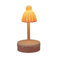 BloomLume – LED bordlampe med blomsterform og spejldesign