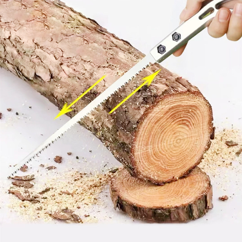 SwiftCarve – Kompakt håndsav med buet klinge til præcis udendørs og haveskæring