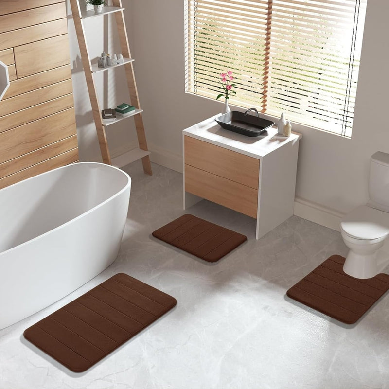 CozyStep - Luksuriøs memory foam-måtte med skridsikker bagside for sikker komfort