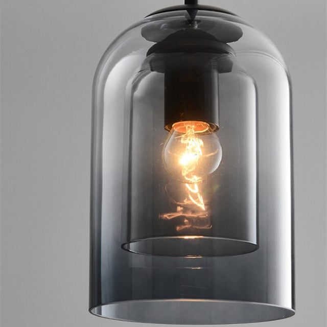 NordicGlow – Nordic Dobbelt Glas Pendellamper til Moderne Stil