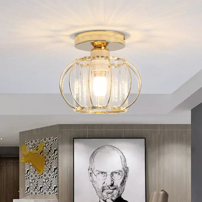 ShineVault – LED Lysekrone Pendellampe med Burdesign til Stuer