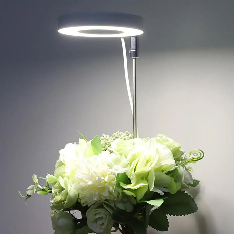 PlantGlow - Justerbar LED Grow Lampe til blomstrende indendørs planter