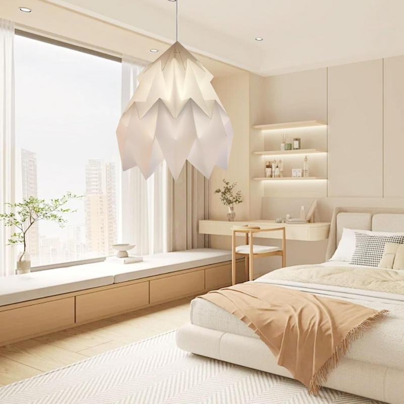 OrigamiGlow – Origami-inspireret pendel med lagdelt kunstnerisk design